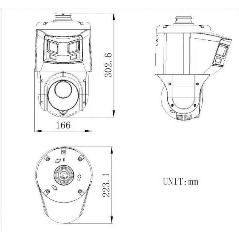 Hikvision DS-2SE4C225MWG-E/26(F0) IP Security Camera