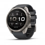 Garmin Fenix 9 Pro – 51mm Titanium with Graphite/Black Silicone Band Smartwatch