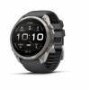 Garmin Fenix 9 Pro – 51mm Titanium with Graphite/Black Silicone Band Smartwatch