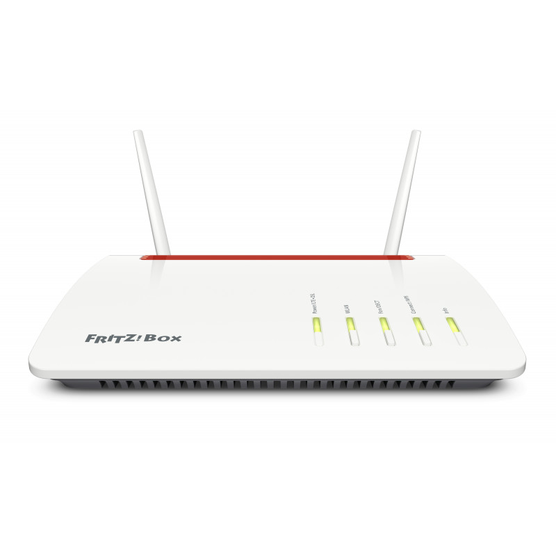 AVM FRITZ!Box 6890 LTE Wireless Router, DSL/WWAN, 4-Port GigE Switch, 802.11a/b/g/n/ac Dual-Band, VoIP Telephone Adapter (DECT)