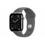 Apple Watch Series 11 GPS + Cellular 42mm Natural Titanium Case with Grey Sport Band - S/M