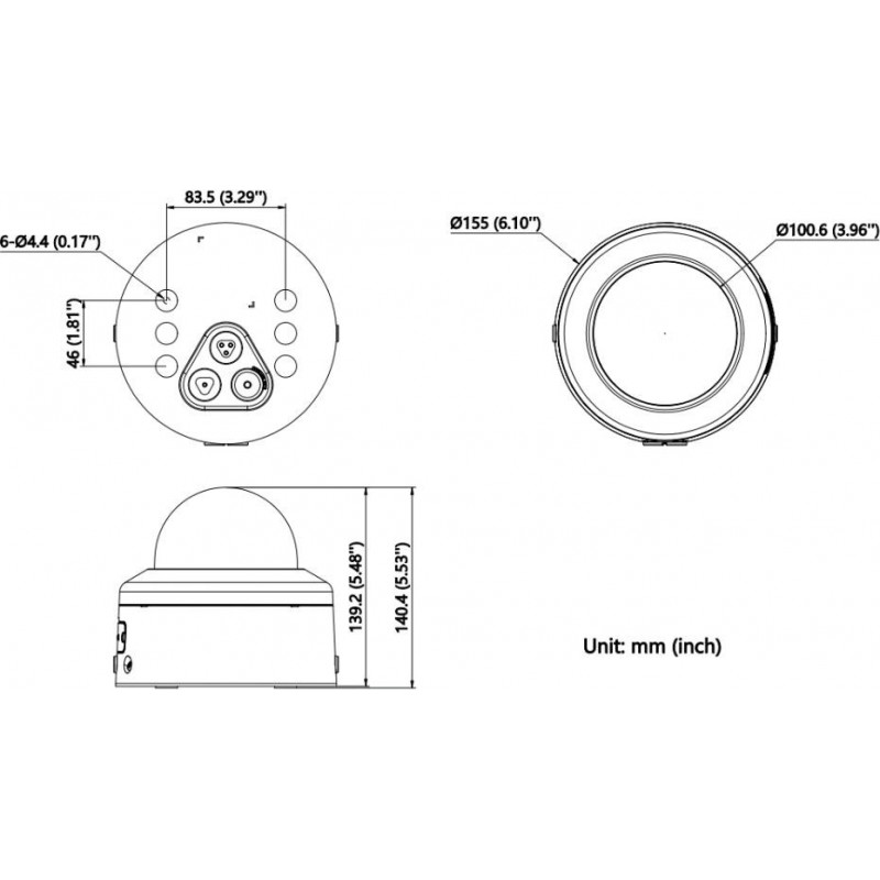 IP Camera Hikvision DS-2CD2766G3-IPTRZSY(2.8-12mm)