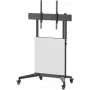 Manhattan Mobile TV Stand on Wheels, 50–100 inch, 35–80 kg, Height-Adjustable Lift&Lock, Black (462730)