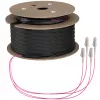 EFB Fibre Optic Trunk Cable OM4, 4 Fibres, LC-LC, 130 m, LSZH