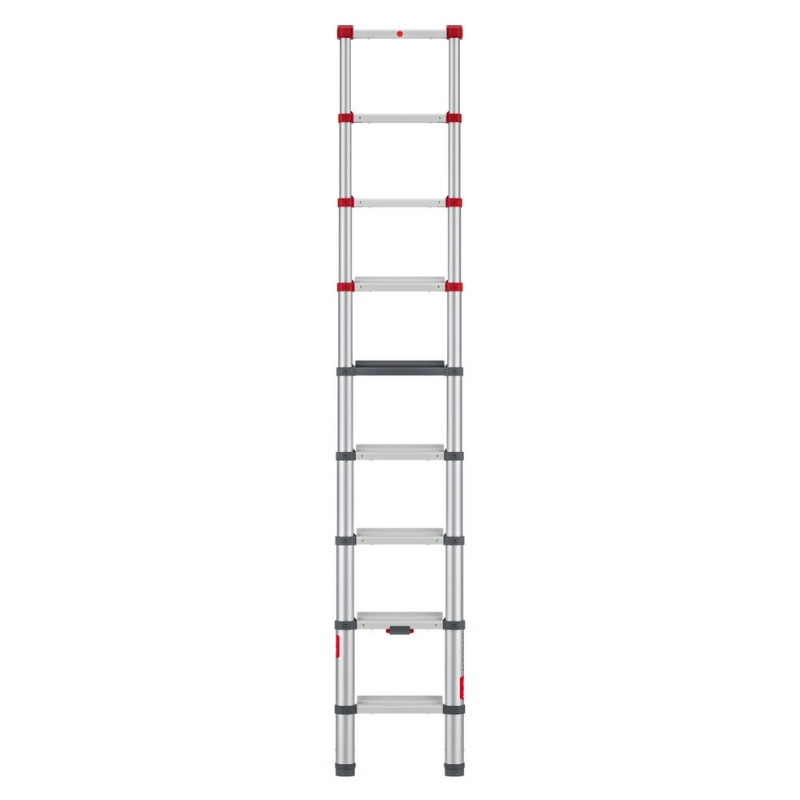 Hailo Flexline T100 Telescopic Ladder, 9 Steps
