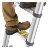 Hailo Flexline T100 Telescopic Ladder, 9 Steps