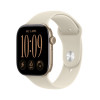 Apple Watch Series 12 GPS 46mm Light Gold Aluminium Case with Sand Sport Band - S/M
