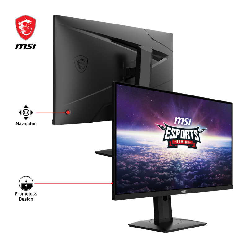 MSI G274QPXDE 68.6cm (27) QHD IPS Gaming Monitor 16:9 HDMI/DP/USB-C PD65W 240Hz