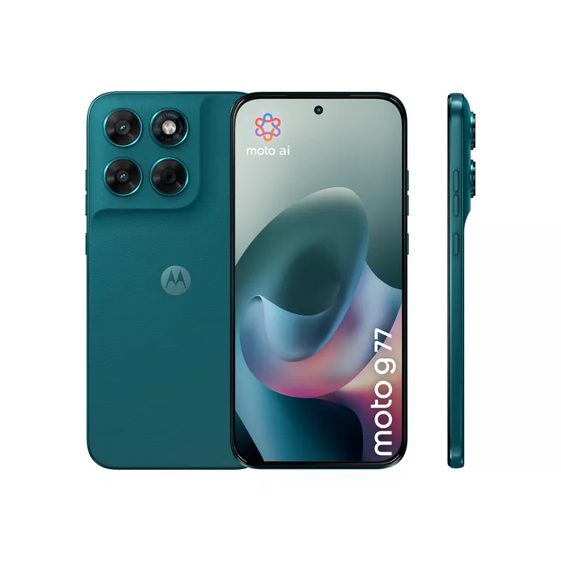 Motorola G77 8GB/128GB Smartphone, 6.78 inch pOLED, 5200 mAh, IP64, Dual SIM, Pantone Shaded Spruce (XT2621-2)