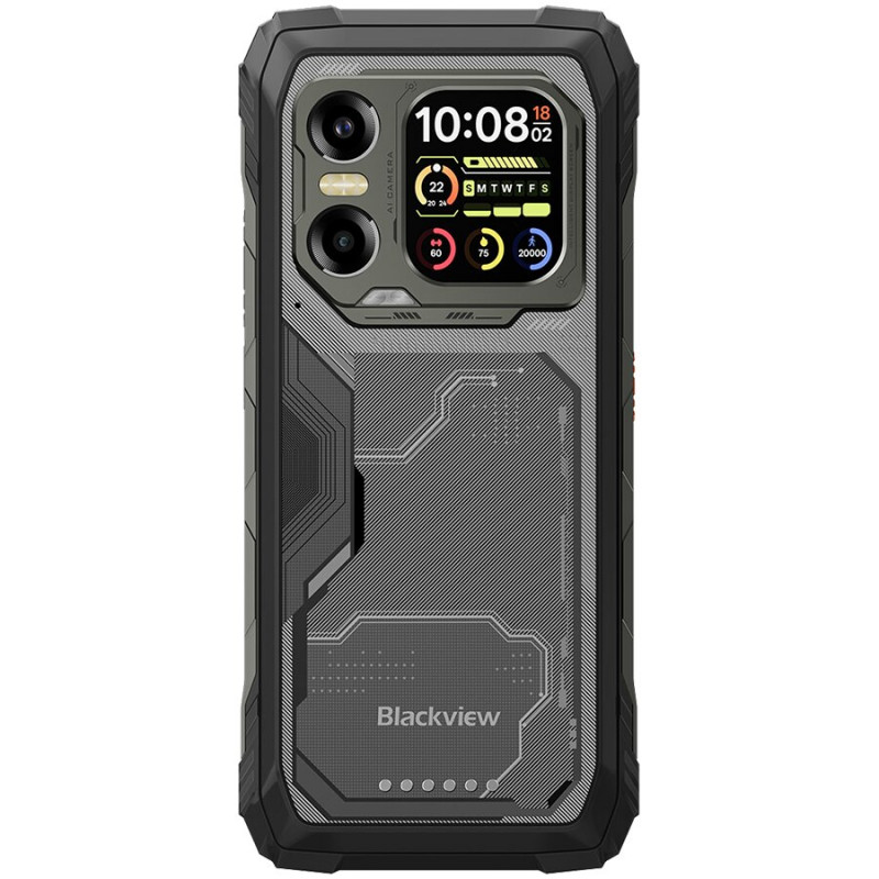 Blackview XPLORE 1X Rugged 5G Smartphone 12GB/256GB, 6.78 inch FHD+ 120Hz + 2.01 inch Rear Display, 10000 mAh, 108MP, Android 15, Black