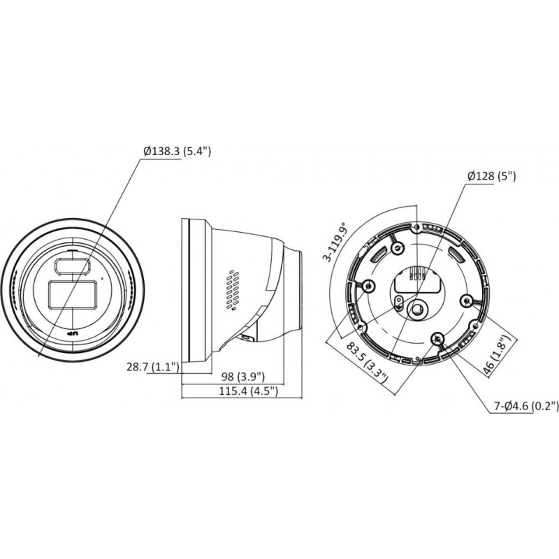IP Camera Hikvision DS-2CD2387G2H-LISU/SL(4mm)(eF)
