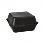 PAPSTAR Reusable Meal Boxes, 15.6 x 15.6 cm, Black, 36 pcs (96548)
