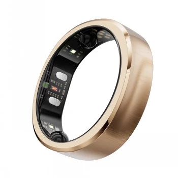 RingConn Smart Ring Gen3 for Women and Men - Brushed Rose Gold Size 6