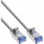 InLine Slim Cat6a U/FTP Patch Cable RJ45, 1 m, Grey