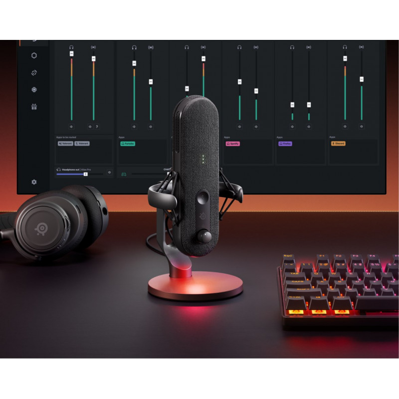 Steelseries ALIAS Black PC microphone