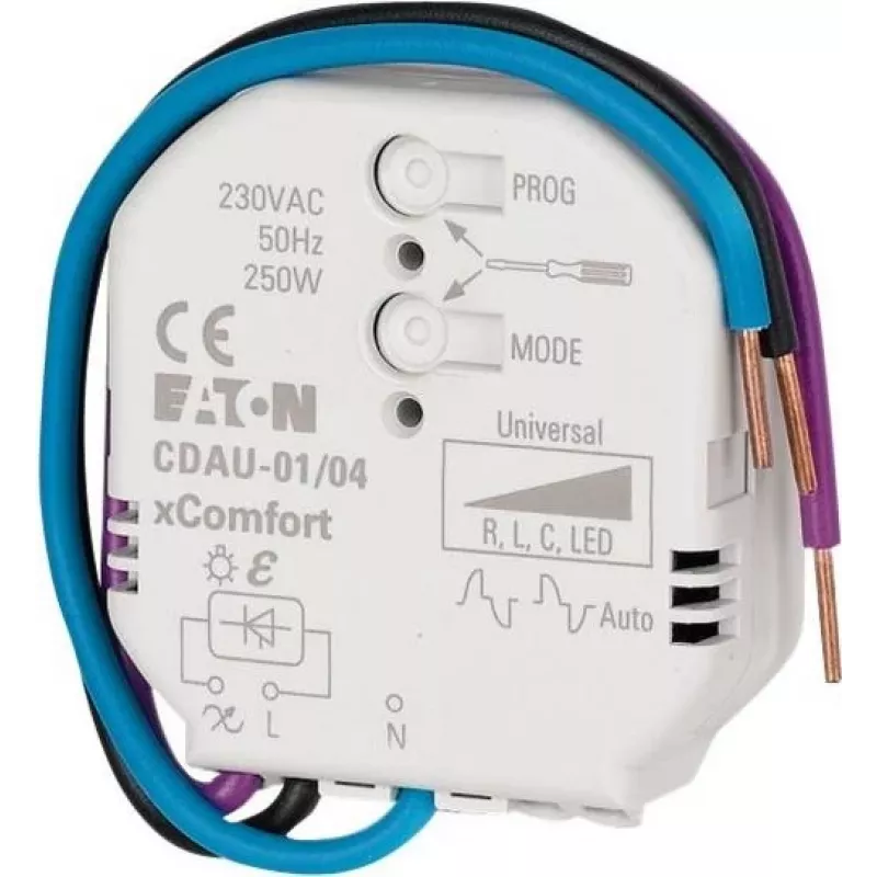 Eaton CDAU-01/04 Smart Dimmer Actuator, Flush-Mounted (182443)