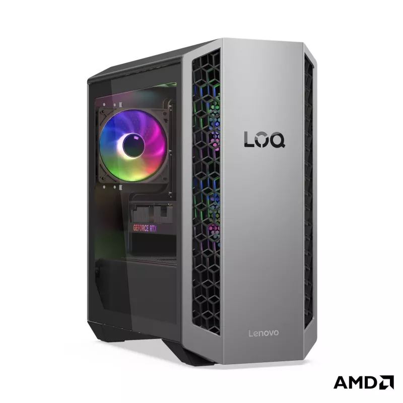 Lenovo LOQ Tower 26ADR10 Desktop PC - AMD Ryzen 7 8745HX, 32GB RAM, 1TB SSD, NVIDIA GeForce RTX 5050 8GB, Windows 11 Home