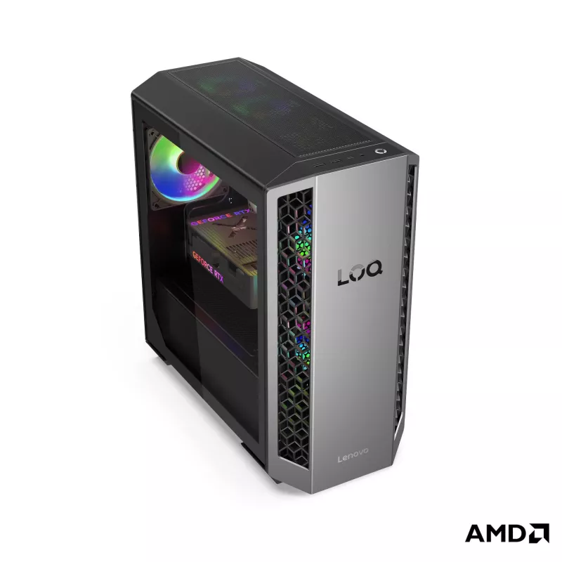 Lenovo LOQ Tower 26ADR10 Desktop PC - AMD Ryzen 7 8745HX, 32GB RAM, 1TB SSD, NVIDIA GeForce RTX 5050 8GB, Windows 11 Home