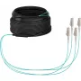 EFB-Elektronik OM3 Trunk Cable U-DQ(ZN)BH, 4 Fibres, 1x4 LC-LC, 30 m, Dca, LSZH (O8303S30OM3)