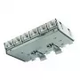Telegärtner Cat.6A Patch Distributor (Deep) for DIN Rail with TS Adapter, 6x RJ45 Sockets (J02021A0055)
