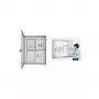 magnetoplan CC Display Case, 4 x DIN A4, for Outdoor and Indoor Use, Impact-Resistant Acrylic Safety Glass (1216000)