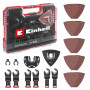 Einhell 708136 Multifunction Tool Accessory Set, 35 Pieces, in XL-PLUS-CASE