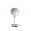 simplehuman Folding mirror with sensor, 12 cm, rechargeable, brushed stainless steel