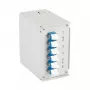 EFB Elektronik DIN Rail Fibre Box OS2 G652D, 12x LC Pigtails, 6x LC Duplex Couplers (BHS70921.12)