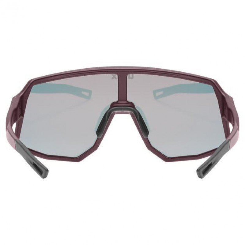 Uvex Sequenze CV Cycling Sunglasses, Cranberry Matt / Mirror Red