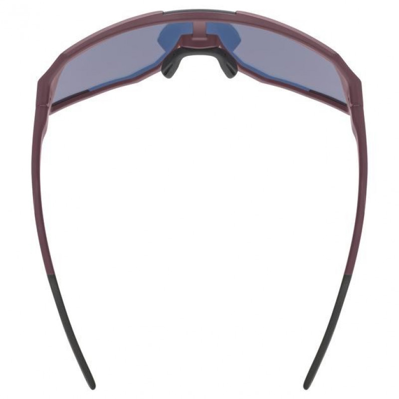 Uvex Sequenze CV Cycling Sunglasses, Cranberry Matt / Mirror Red