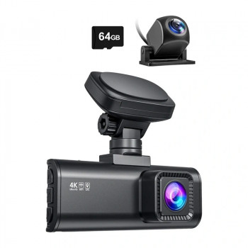 REDTIGER F7N (64G) WiFi 4K + 1080p Dash Cam
