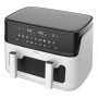 Medion Life P25 XXL Flex M MD 100057 Air Fryer, Black/White (50079787)