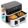 Medion Life P25 XXL Flex M MD 100057 Air Fryer, Black/White (50079787)
