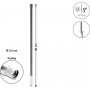 Delock WiFi 5800 MHz Antenna N Plug 10 dBi omnidirectional rigid outdoor gray 60 cm (60767)