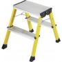 KRAUSE Double Folding Step Stool with Castors (130044)