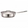 Fiskars Chef's Frying Pan 26 cm with Lid, All Steel
