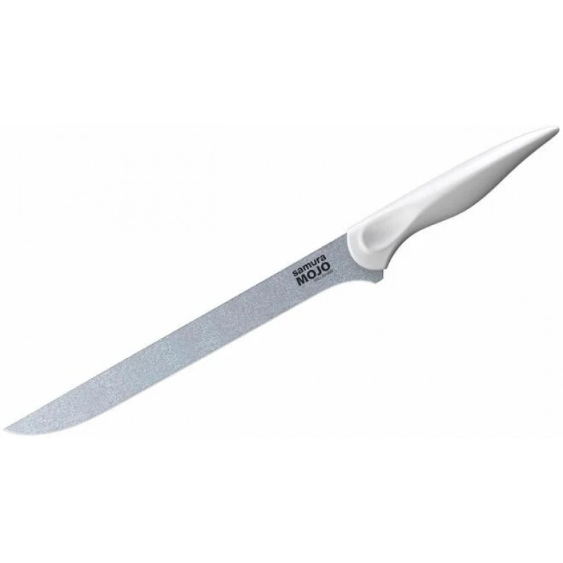 Samura MOJO 6 Knife Set with Block, White Handles (SMJ-06W)