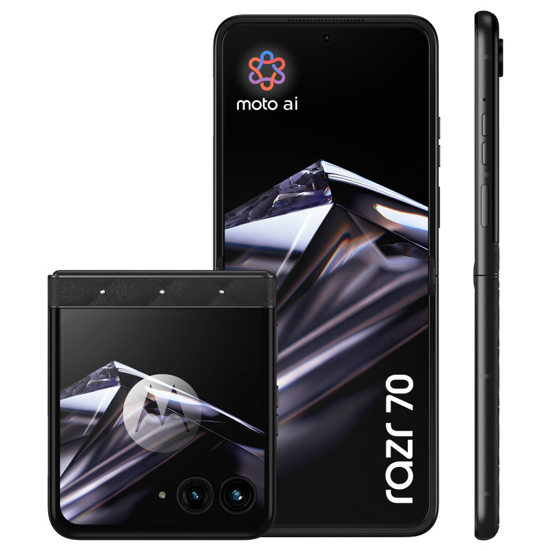 Motorola Razr 70 Swarovski Edition Smartphone - 8GB RAM, 256GB, Black
