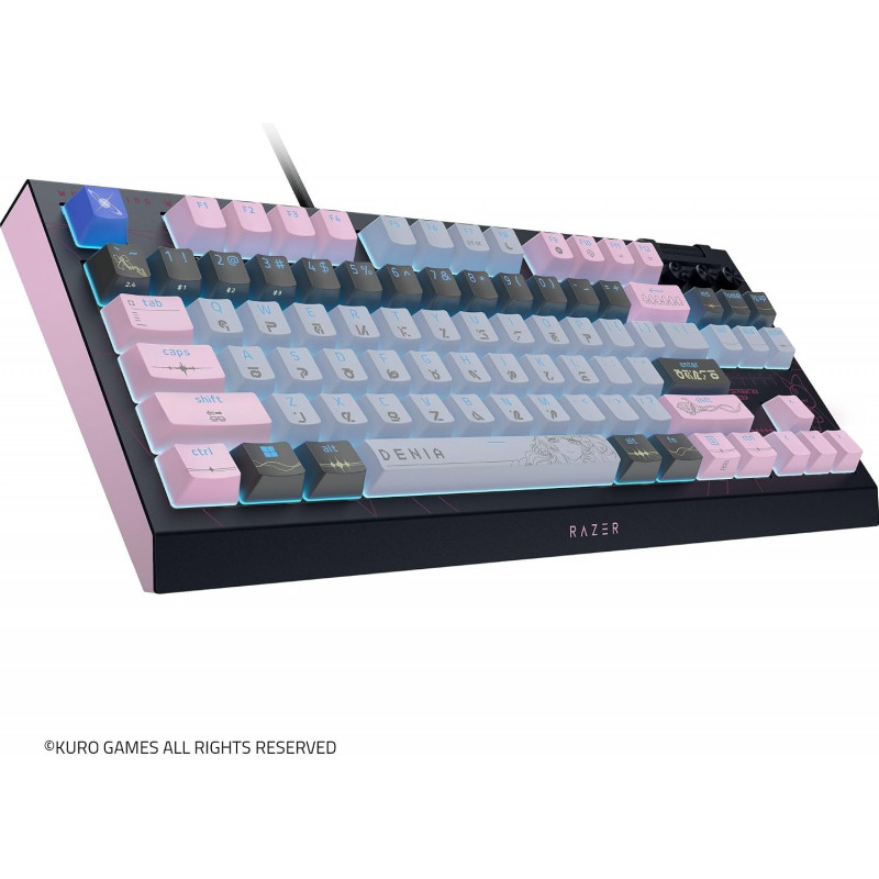 Razer BlackWidow V4 Tenkeyless HyperSpeed Wireless Gaming Keyboard, US, Orange Switch, Wuthering Waves Edition