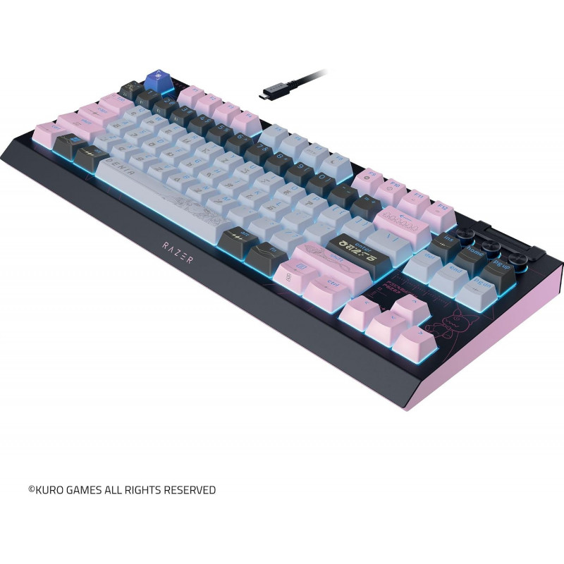 Razer BlackWidow V4 Tenkeyless HyperSpeed Wireless Gaming Keyboard, US, Orange Switch, Wuthering Waves Edition