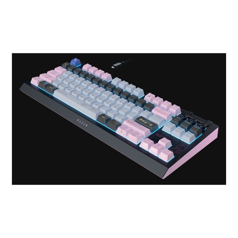 Razer BlackWidow V4 Tenkeyless HyperSpeed Wireless Gaming Keyboard, US, Orange Switch, Wuthering Waves Edition