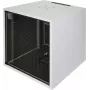 Silence Rack Office 12U 19 inch Soundproof Cabinet with Silent Fan and Glass Door, 600 x 600 mm, Light Grey (SRO126060)