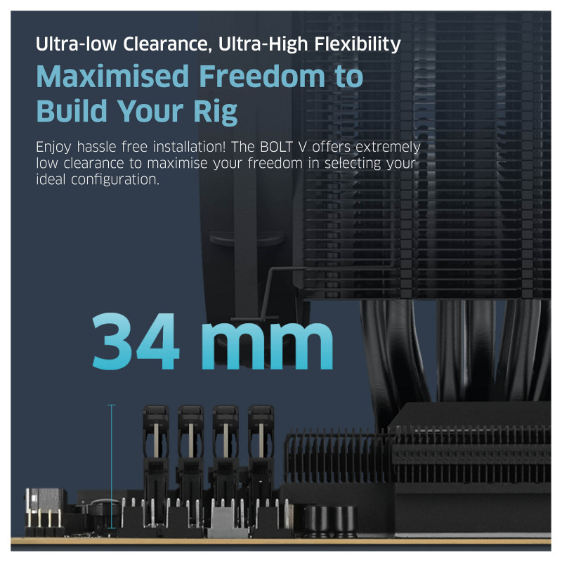 KLEVV BOLT V 32GB (2x16GB) 6000MHz CL30 Memory Kit (KD5AGUA80-60A300H)