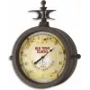 TFA 603011 Quartz Wall Clock, Antique, Black