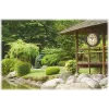 TFA 603011 Quartz Wall Clock, Antique, Black