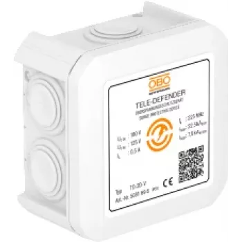 OBO Bettermann TD-2D-V Surge Protection Device for Modem/Network, White (5081698)