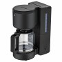 WMF Stelio Coffee Machine with Glass Jug, Deep Black (412150071)