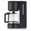 WMF Stelio Coffee Machine with Glass Jug, Deep Black (412150071)