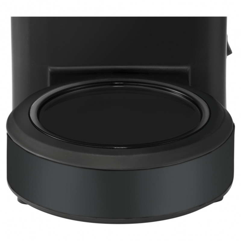 WMF Stelio Coffee Machine with Glass Jug, Deep Black (412150071)