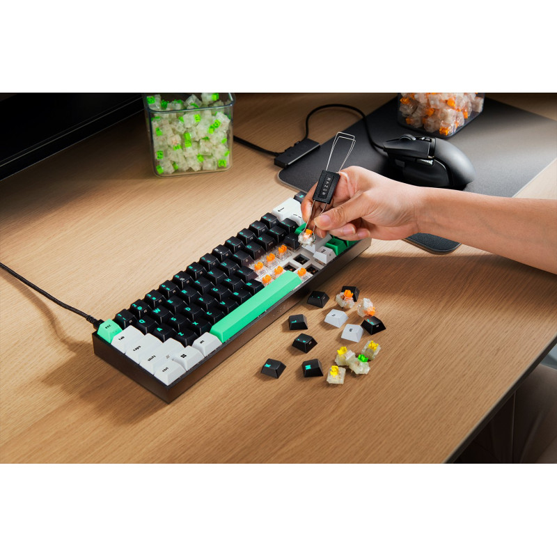 Razer Reclusa X Mini 65% Mechanical Gaming Keyboard, Wired, US, Razer Mechanical Switches Gen-3 (Tactile), Black